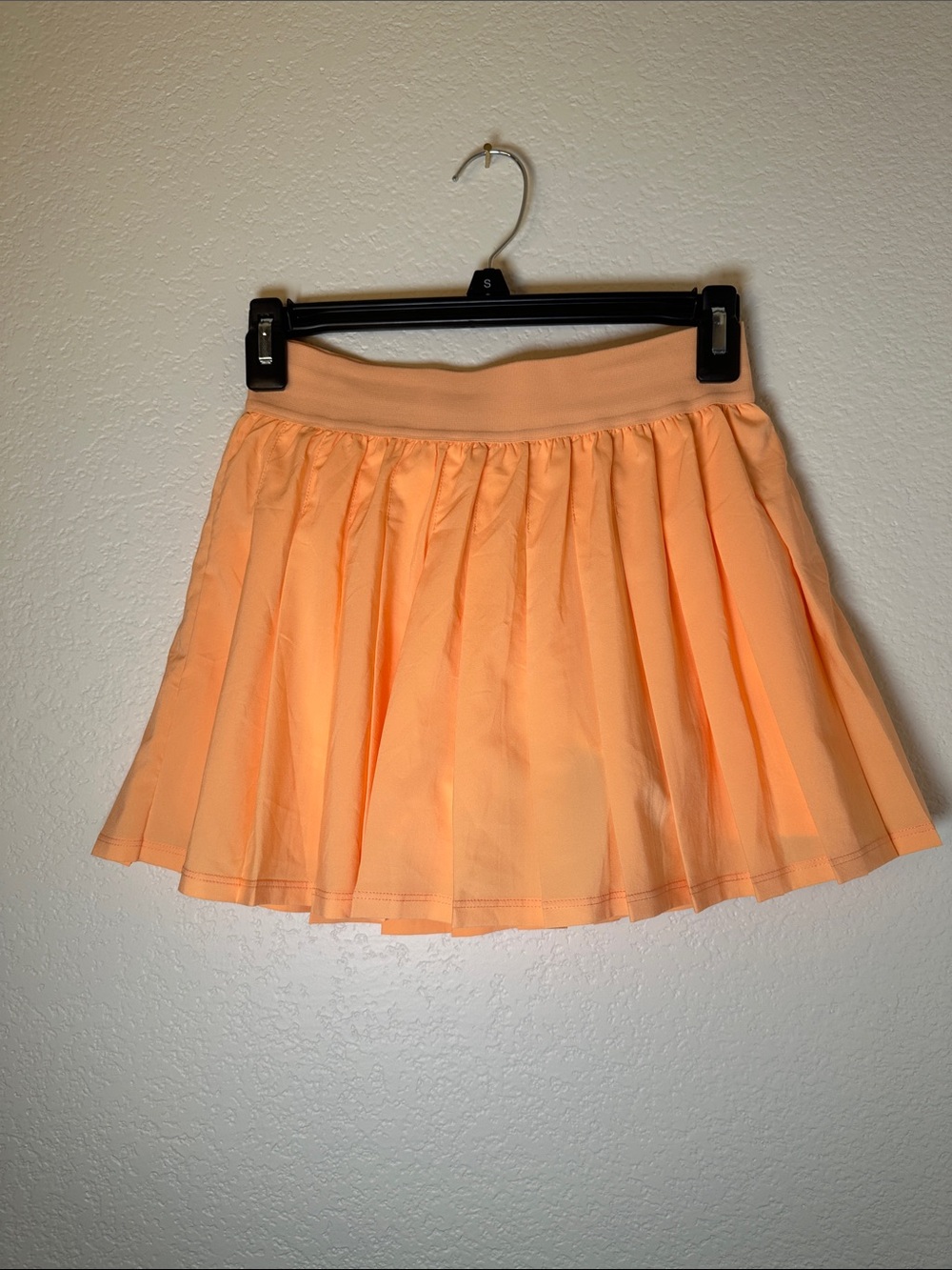 Buffbunny Peach Pleated Mini Skort